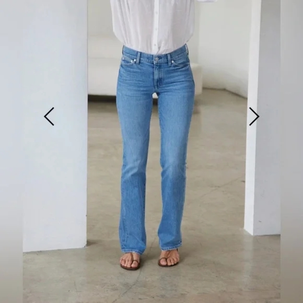 AYR Women's Boot Cut Jeans in Light Blue